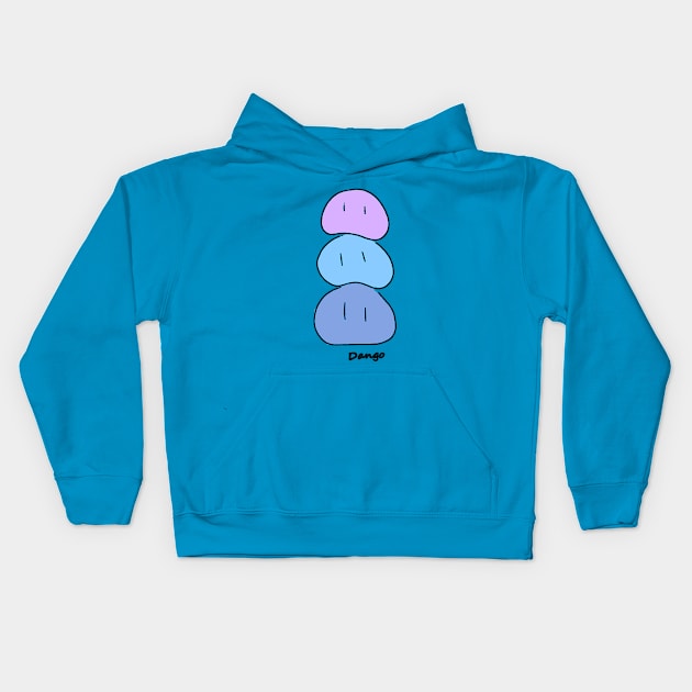 Dango daikazoku Kids Hoodie by svaria